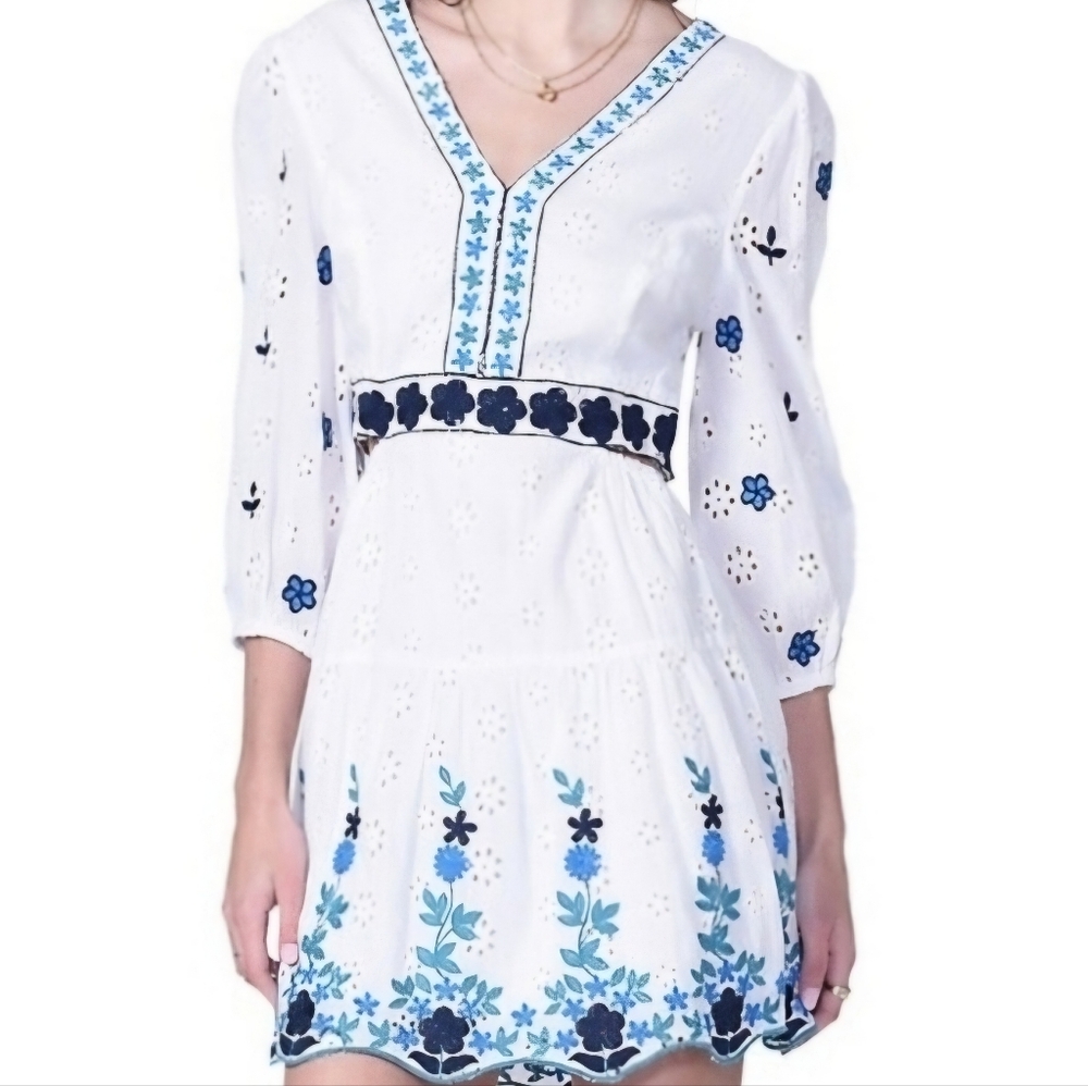 GREYLIN Embroidered Dress